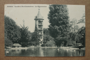 Ansichtskarte AK Paris 1900 Garten d Acclimation Taubenturm Pigeonnier Schwan Ortsansicht Frankreich France 75 Paris
